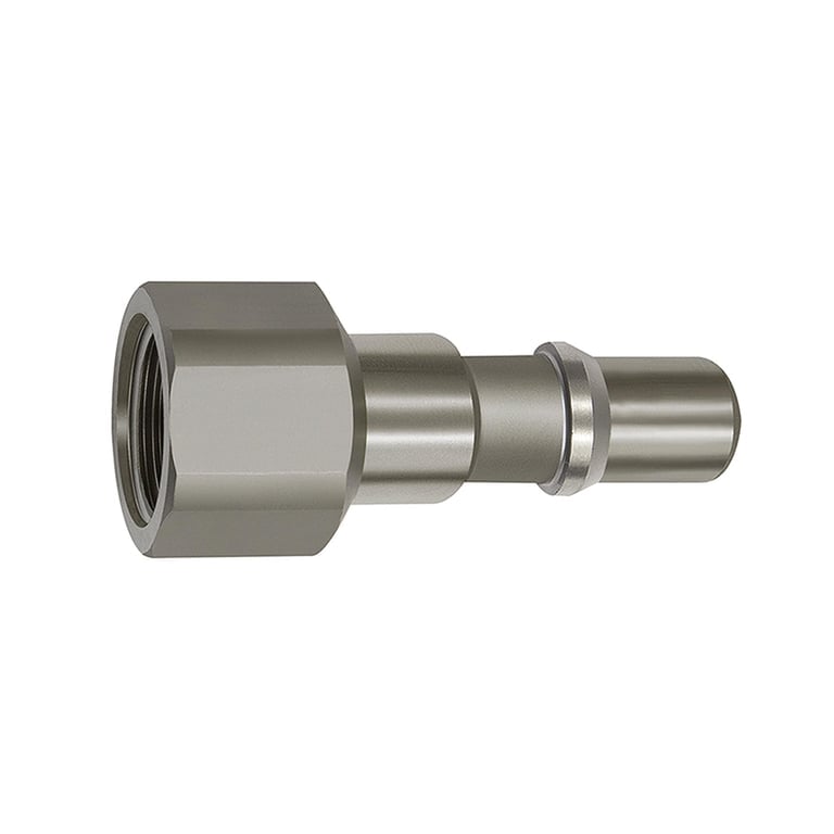 Riegler 141990 Nippel für Kupplungen NW 11, ISO 6150 C, Edelstahl, G 3/4 IG