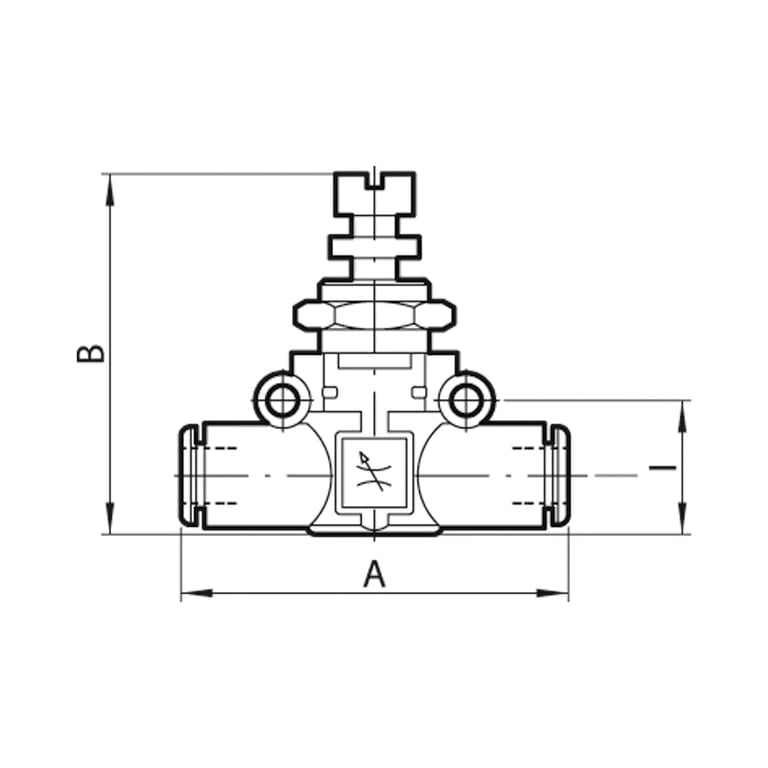 Riegler 106733 Drosselventil, beidseitig, Schlauch-Schlauch, Schl.-Ø 8 - Bild 2