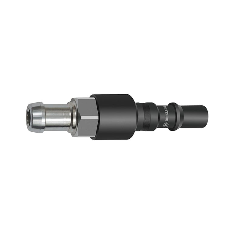 Riegler 141774 Einstecktülle für Kupplungen NW 8, RSV, ISO 6150 C, Stahl, LW 10