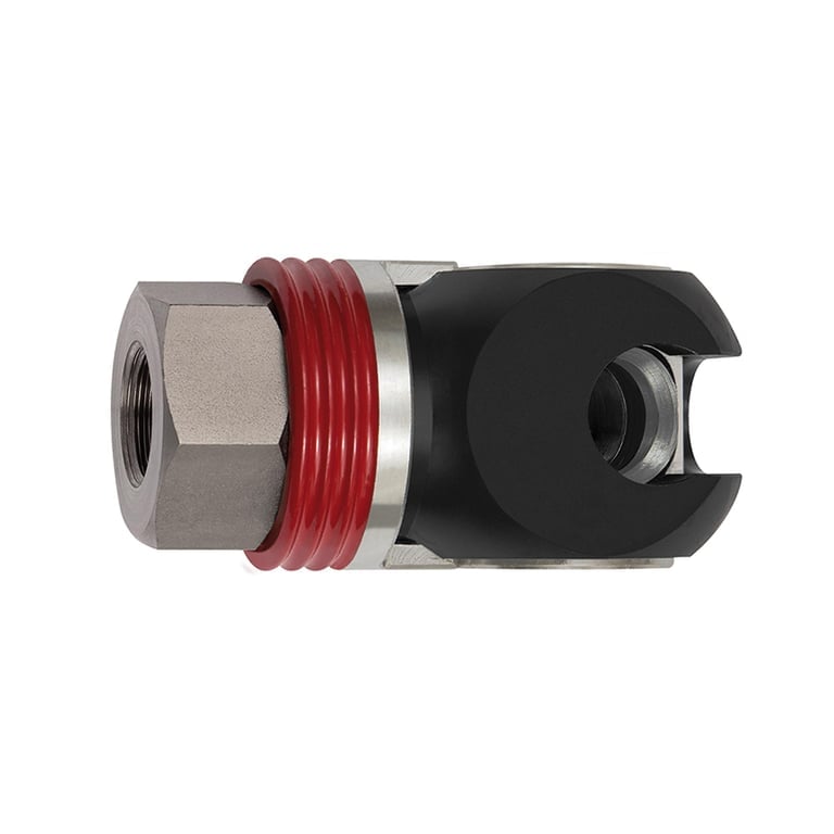 Riegler 141710 Schwenk-Sicherheitskupplung NW 11, ISO 6150 C, Stahl, G 3/4 IG - Bild 1