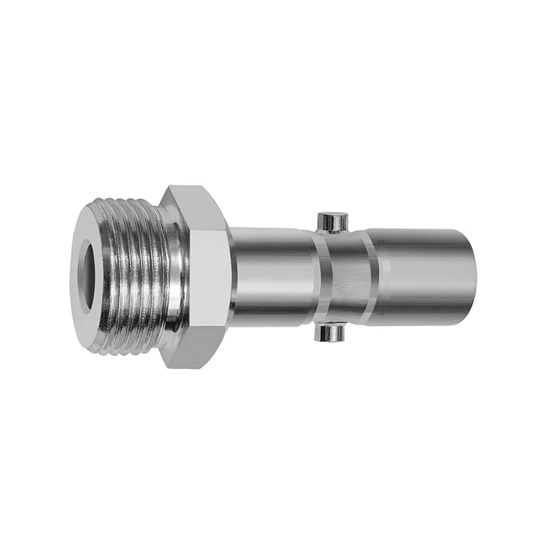 Riegler 141801 Nippel f. Kuppl. NW 11, schwere Reihe, 2-stufig, Stahl, G 3/8 AG