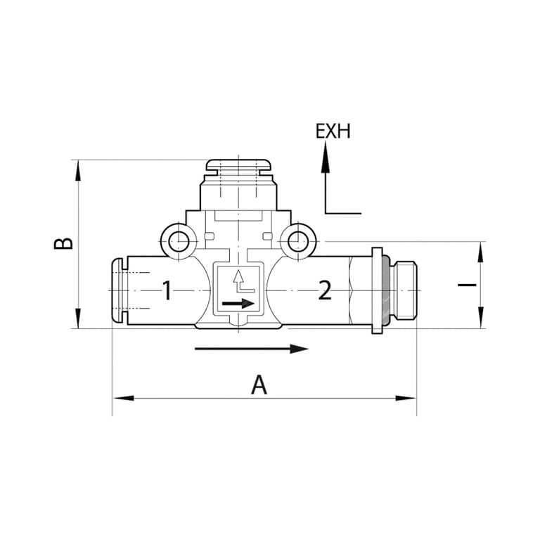 Riegler 106771 Schnellentlüftungsventil gef. Entl. G1/8 (Ausg.) - Schl.6 (Eing.) - Bild 2