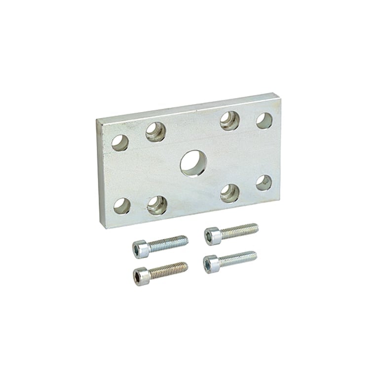 Riegler 106159 Front- oder Bodenflansch, ISO 15552, ISO 21287, Kolben-Ø 32 - Bild 1