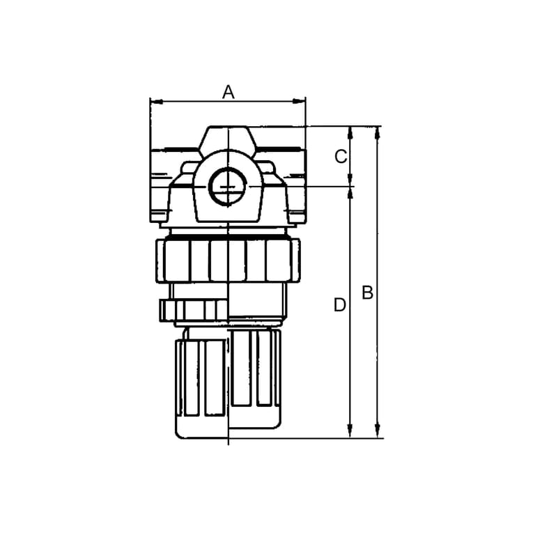 Riegler 100772 Druckregler »Standard-mini«, Schalttafelmutter, G 1/8, 0,1-3 bar - Bild 4