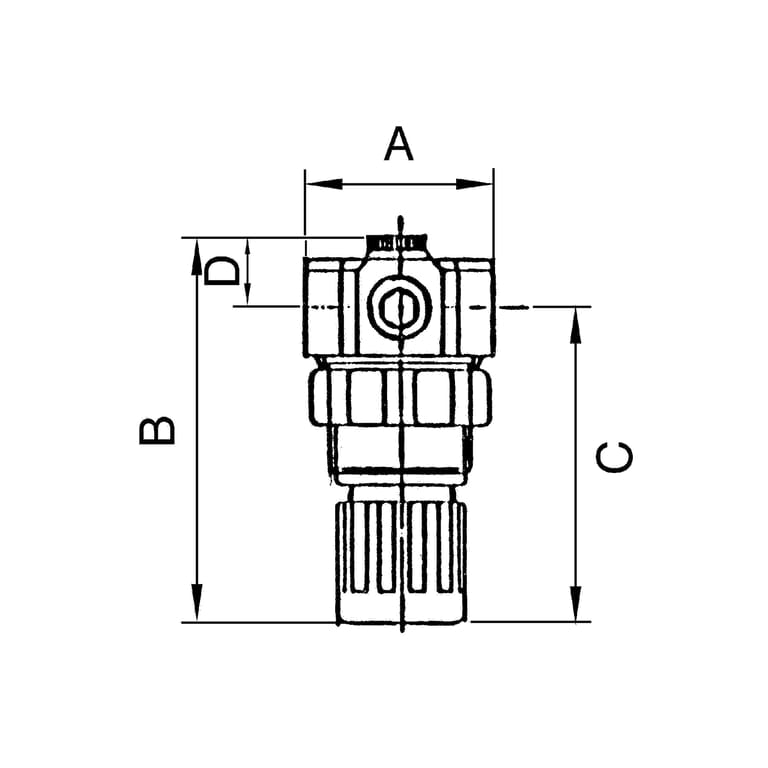 Riegler 101304 Druckregler für Wasser, inkl. Mano, G 1/4, 0,2-6 bar, PE max. 25 - Bild 4