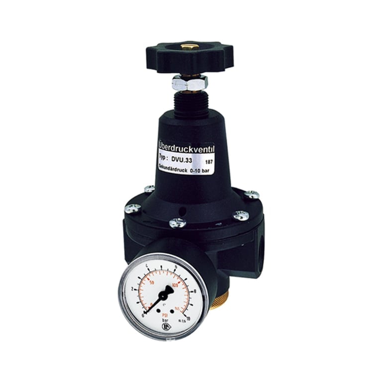 Riegler 101467 Druckbegrenzungsventil, inkl. Manometer, G 1/2, 0,1 - 3,0 bar - Bild 1