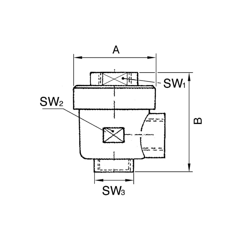 Riegler 107051 Schnellentlüftungsventil, G 1/8, SW1 14, SW2 14, SW3 14 - Bild 4