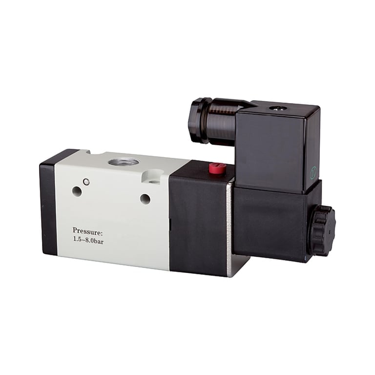Riegler 116091 3/2-Wegeventil elektropneum., monost., NO, G1/4, 24VDC, 1300l/min - Bild 1