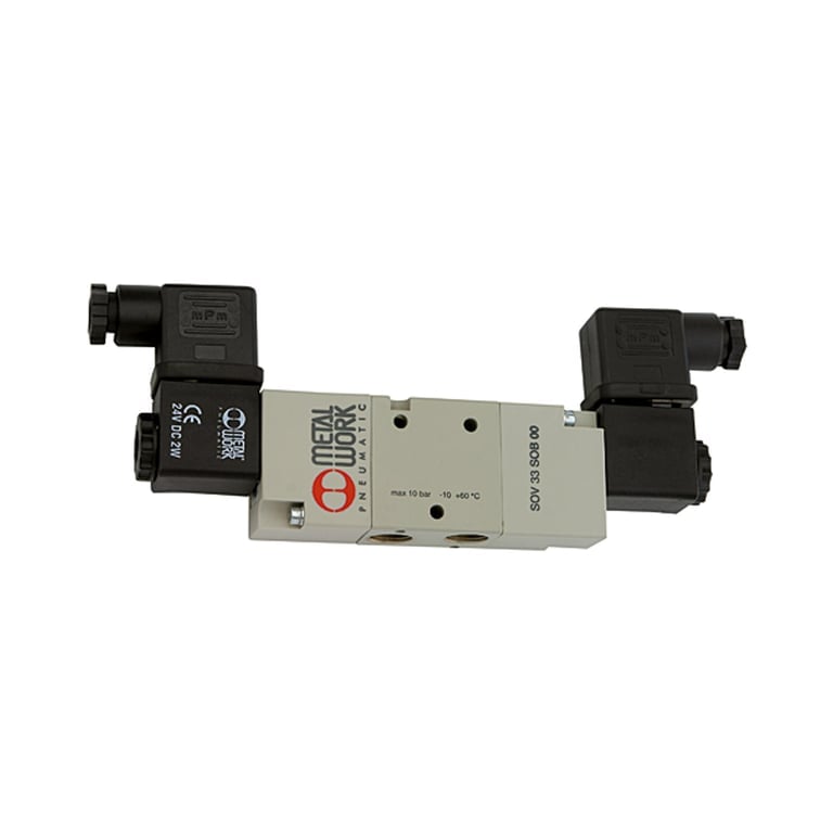 Riegler 106540 3/2-Wegeventil, elektropneumat., bistabil, G 1/8, 230 V AC - Bild 1