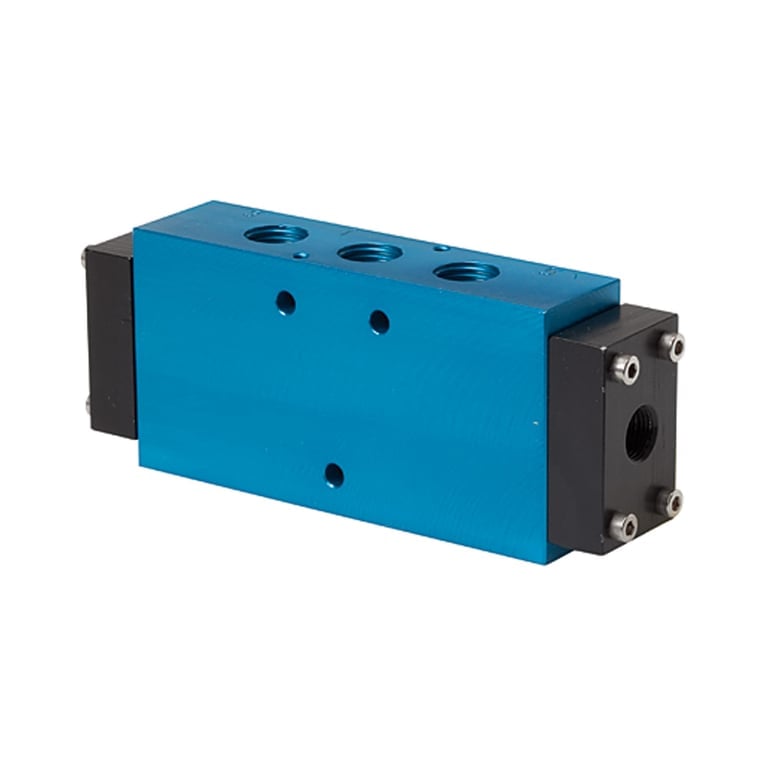 Riegler 106603 5/2-Wegeventil, beidseitig pneumatisch, bistabil, G 1/2, DN 15 - Bild 1