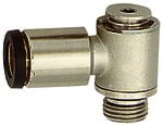 Riegler 108633 L-Steckverschraubung »click-clock«, drehbar, M5 a., Schlauch-Ø 5 - Bild 1
