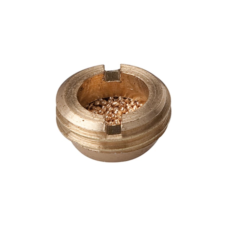 Riegler 113365 Sinterbronce-Schalldämpfer, flach, G 1/4 a. - Bild 1