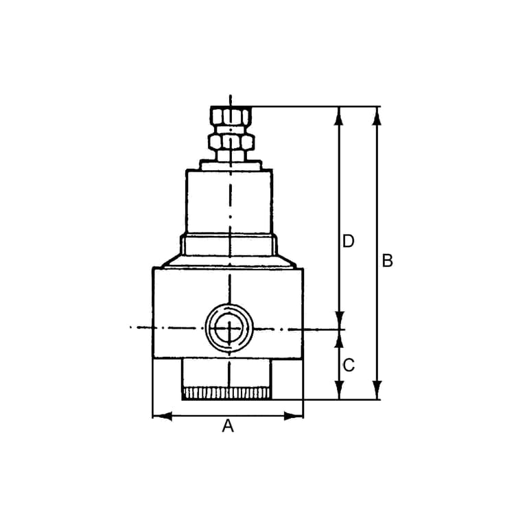 Riegler 133527 Edelstahl-Druckregler, 1.4401, BG 1, G 3/8, 0,4 - 4,0 bar - Bild 2