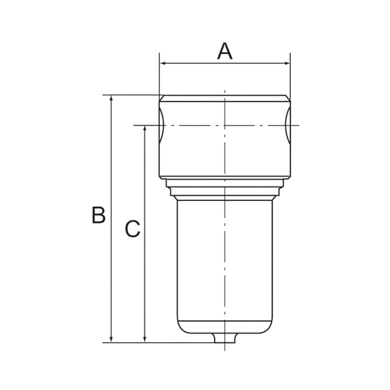 Riegler 137347 Edelstahl-Guss-Filter, 1.4401, 25 µm, BG 1, G 1/4 - Bild 2