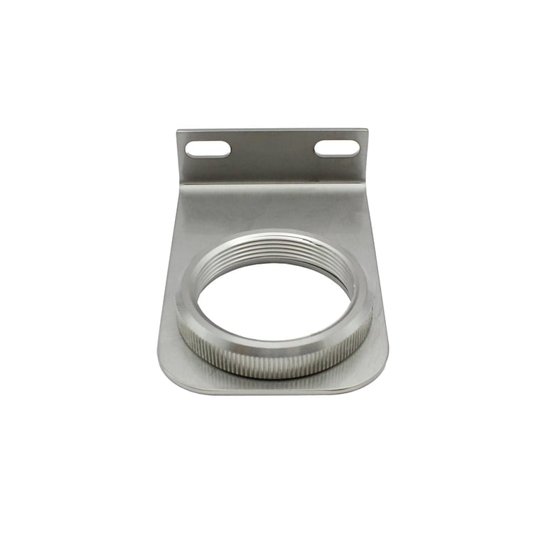 Riegler 101199 Haltewinkel aus Edelstahl 1.4401 mit Mutter M45x1,5
