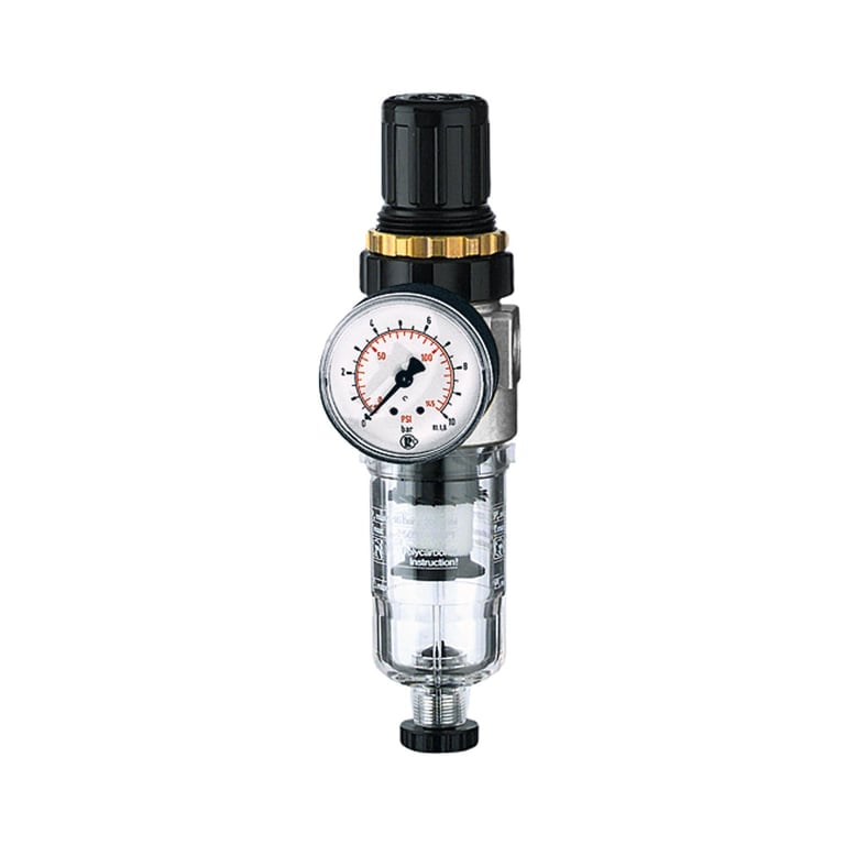 Riegler 100781 Filterregler »Standard-mini«, mit PC-Behälter inkl. Mano., G 1/8 - Bild 1
