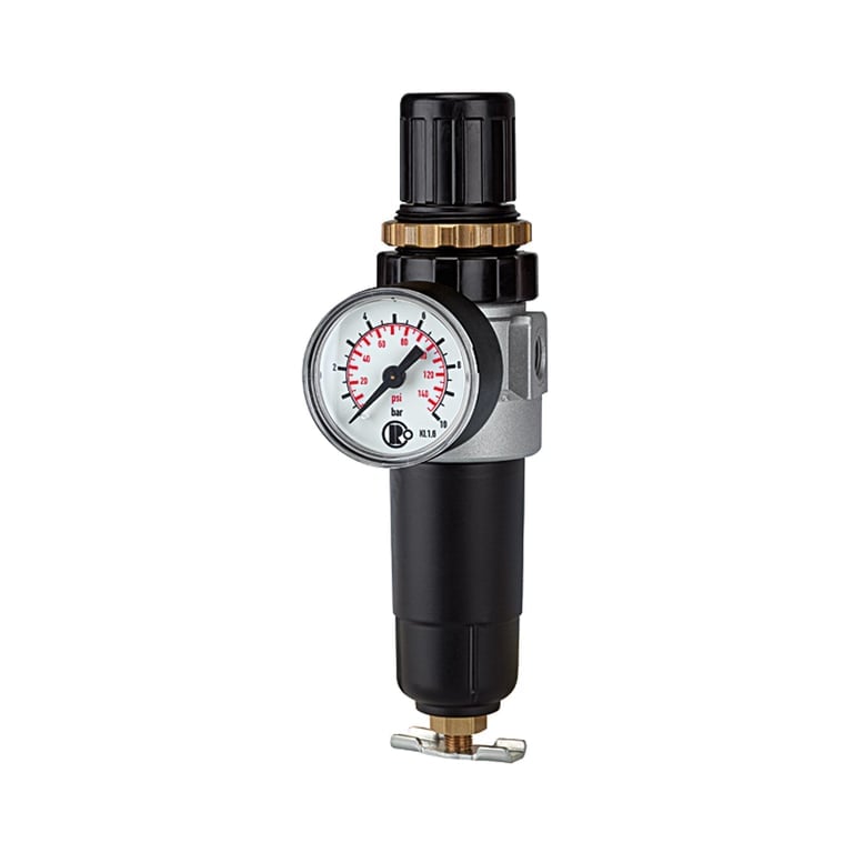 Riegler 100784 Filterregler »Standard-mini«, Metallbehälter inkl. Mano., G 1/4 - Bild 1
