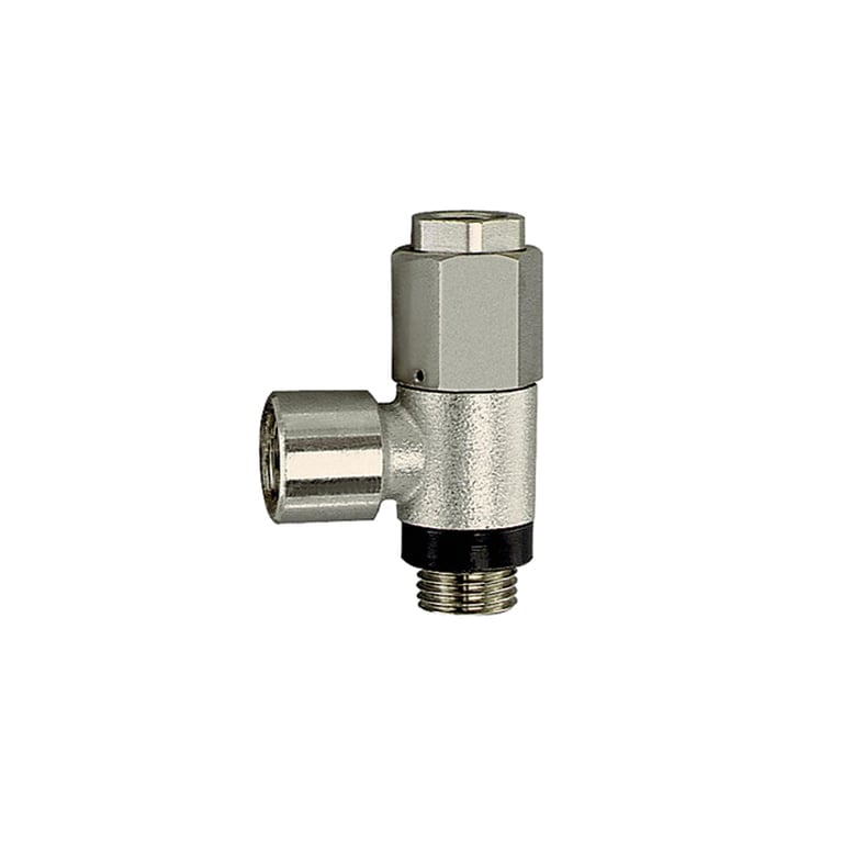 Riegler 107057 Pneumatisch entsperrbares Rückschlagventil, G 1/8, G 1/8 i., M5 - Bild 1