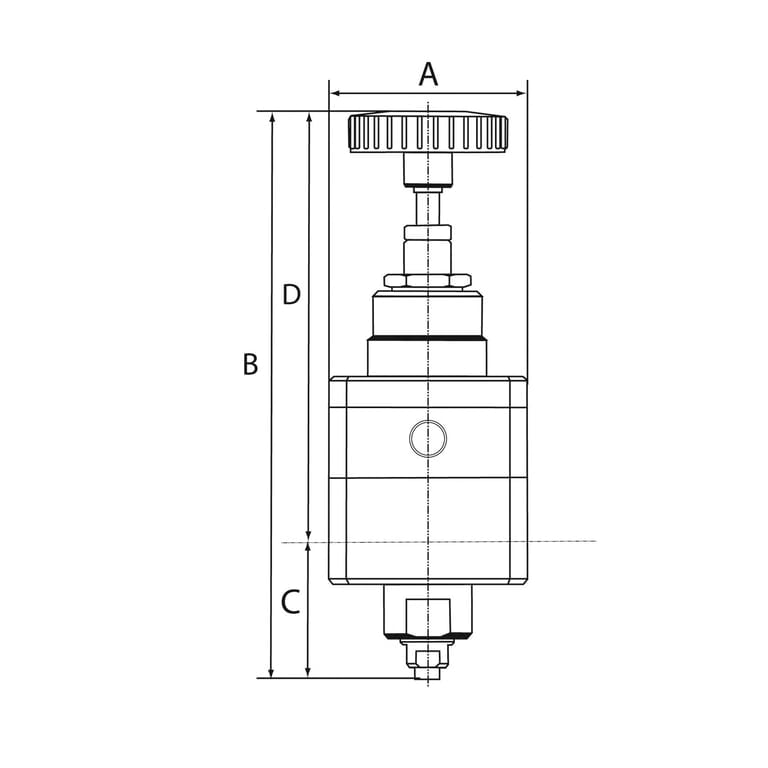 Riegler 135884 Präzisionsdruckregler ohne Mano, G 1/4, Regelbereich 0,05 - 8 bar - Bild 2