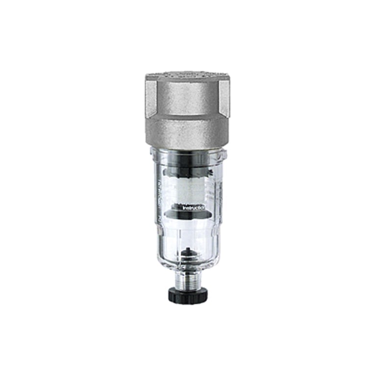 Riegler 100786 Filter »Standard-mini«, Polycarbonatbehälter, 8 µm, BG 0, G 1/8 - Bild 1