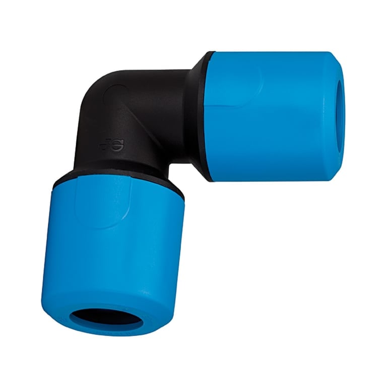 Riegler 110312 Winkelverbinder PP, für Schlauch-Außen-Ø 32 mm - Bild 1