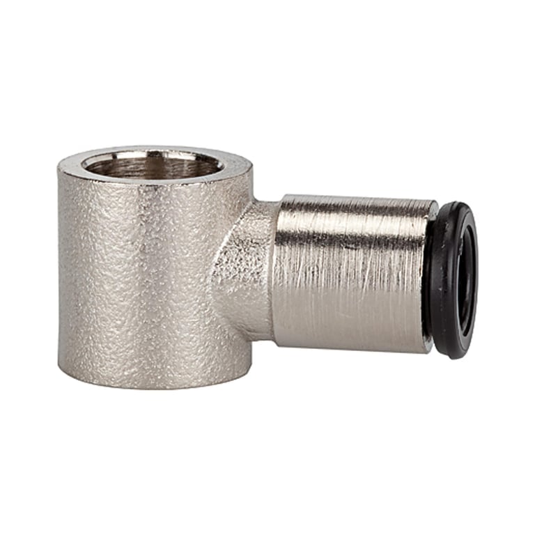 Riegler 108842 L-Ringstück, für Hohlschraube G 3/8, Schlauch-Ø 12 mm, MS vern. - Bild 1