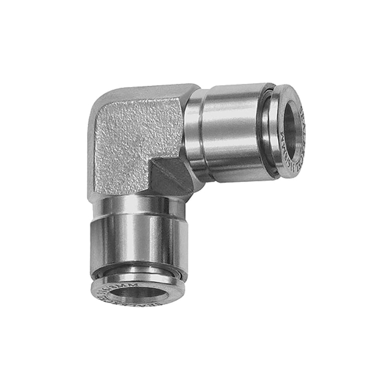 Riegler 135262 L-Steckverbindung, für Schlauch-Außen-Ø 4, Edelstahl 1.4404 - Bild 1