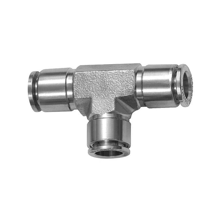 Riegler 135271 T-Steckverbindung, für Schlauch-Außen-Ø 8, Edelstahl 1.4404 - Bild 1