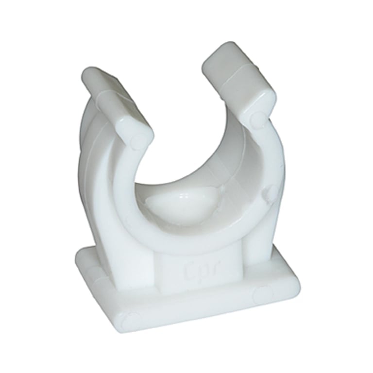 Riegler 114033 Rohrklemme »speedfit« PP, f. Rohr Außen-ø 28 mm, weiß, max. 65 °C