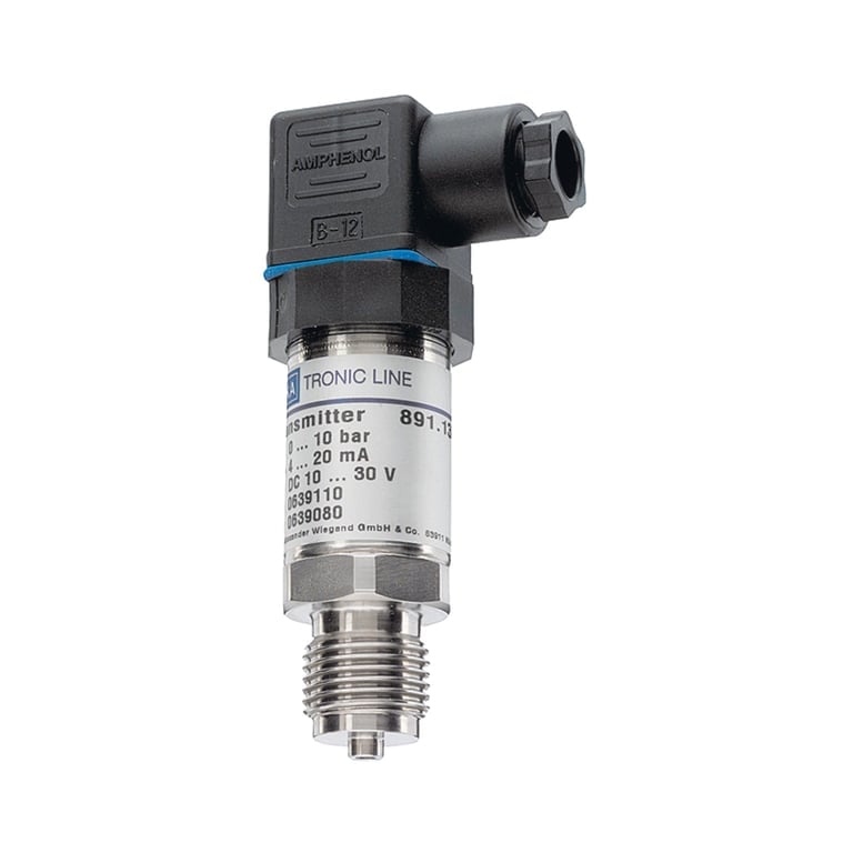 Riegler 102700 Druckmessumformer, Messber. 0-16,0 bar, G 1/2, CrNi-Stahl 1.4571
