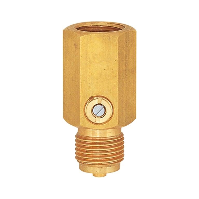 Riegler 102684 Stoßminderer für Manometer, G 1/2, PN 400 bar, Edelstahl 1.4571