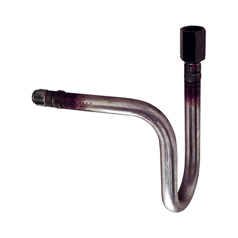 Riegler 102674 Wassersackrohr in U-Form, Anschlusszapfen, G 1/2, Stahl