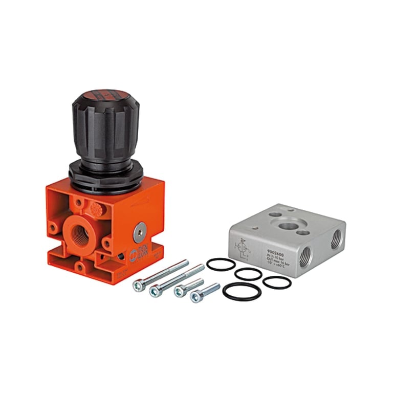 Riegler 101538 Reglereinheit (Regler+Adapter+Befestigungsteile) für Booster G3/8