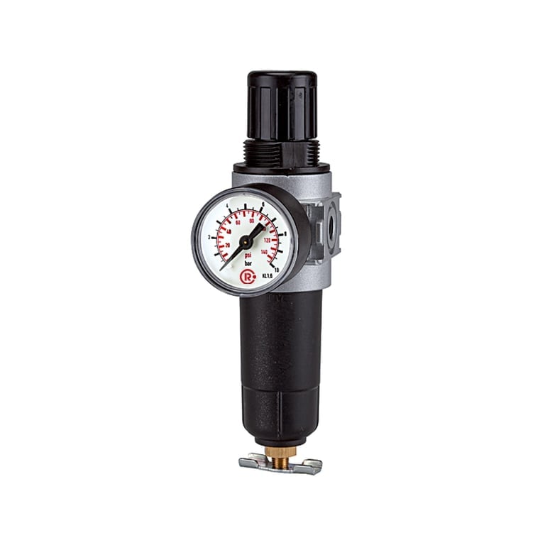 Riegler 100355 Filterregler »multifix-mini«, Metallbehälter, G 1/8, 0,5 - 10 bar - Bild 1