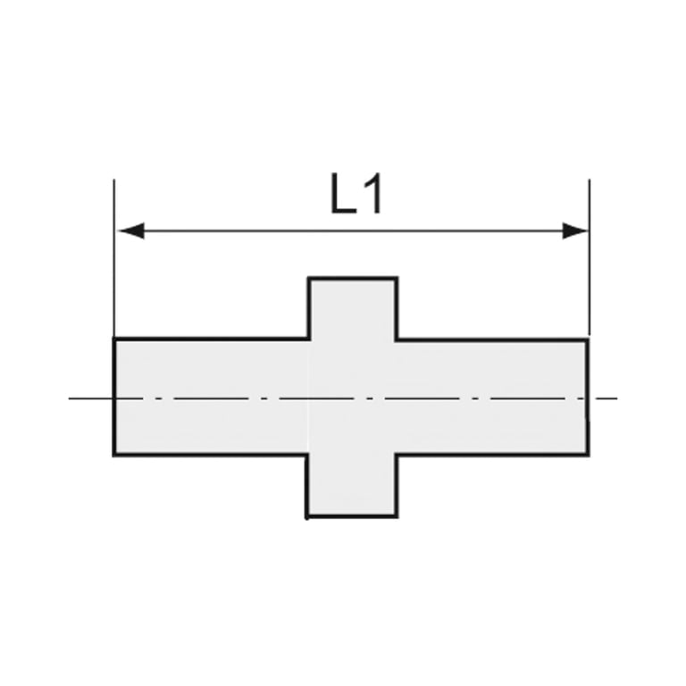 Riegler 118317 Doppelgewindenippel, R 1, AG, SW 36, ES 1.4408 - Bild 4