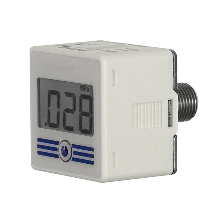 Riegler 133383 Digitalmanometer mit Hintergrundbeleuchtung, 0-10 bar, R 1/4 AG