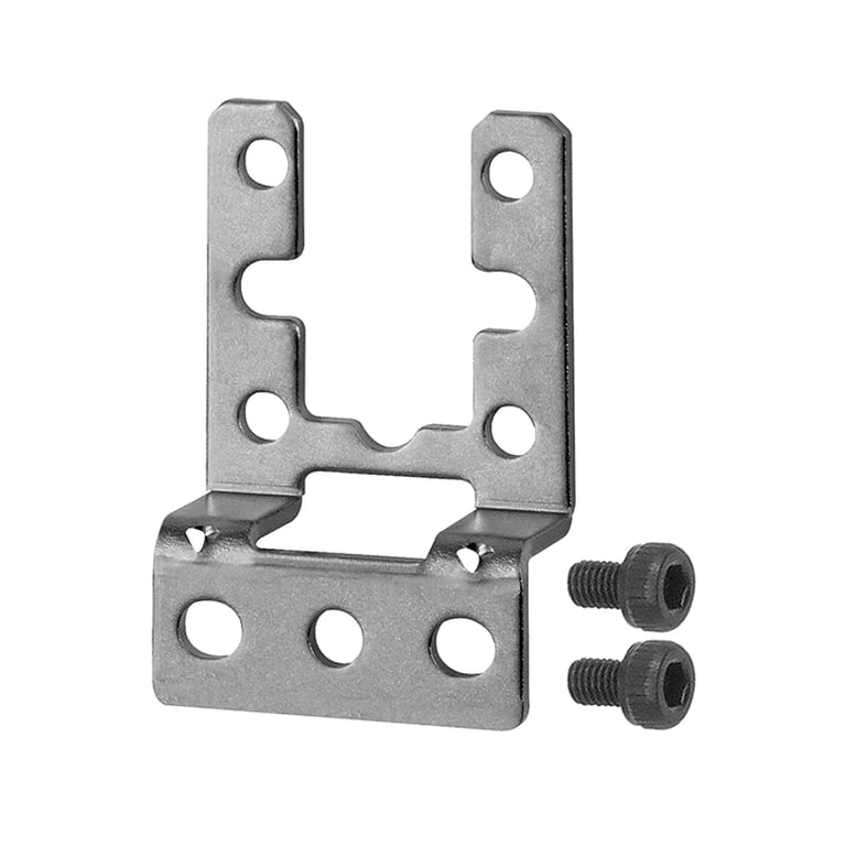 Riegler 133385 Befestigungswinkel aus Metall, senkrecht, für Digital-Manometer