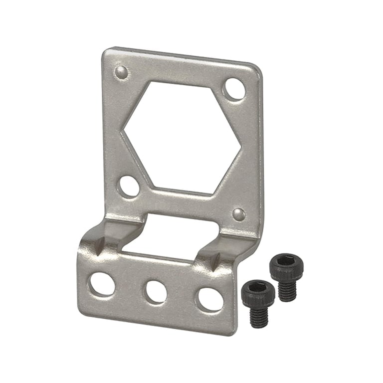 Riegler 133154 Befestigungswinkel aus Metall, senkrecht