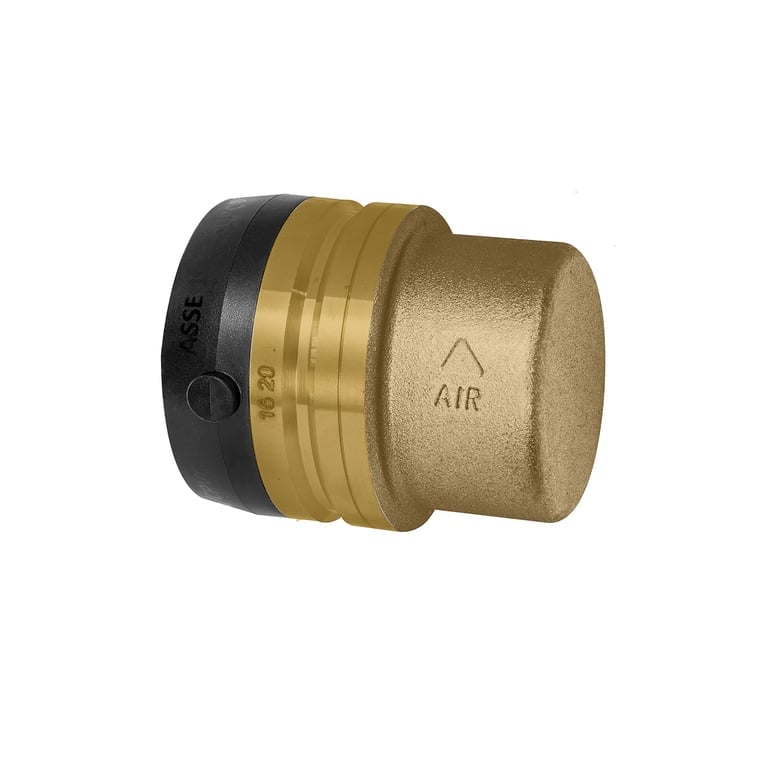 Riegler 117038 Endkappe, Messing, »sharkbite«, für Rohr Außen-ø 54 mm
