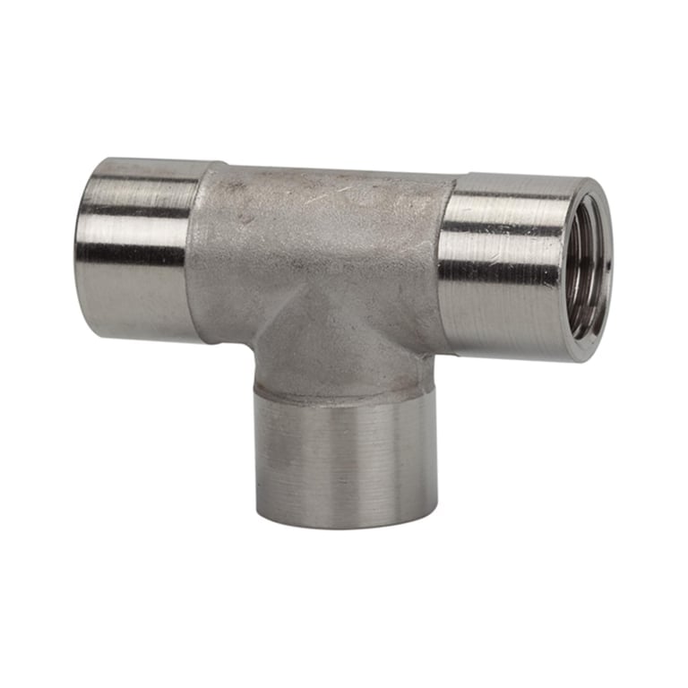 Riegler 112820 T-Stück, innen/innen/innen, G 3/8, Edelstahl 1.4404 - Bild 1
