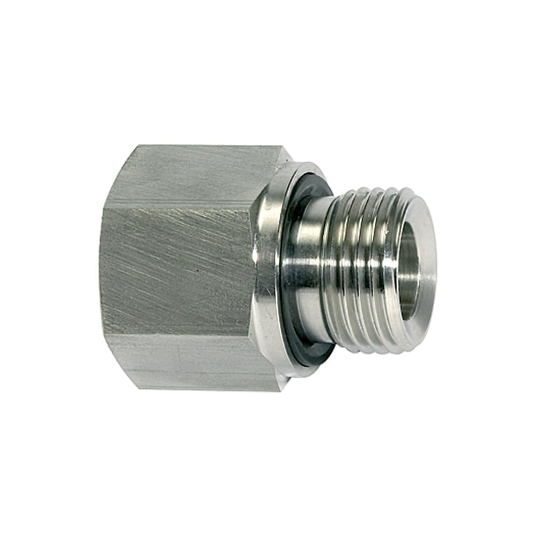 Riegler 112303 Lange Wechselreduzierung, Weichdicht., G3/8 a. G1/4 i., ES 1.4571 - Bild 1