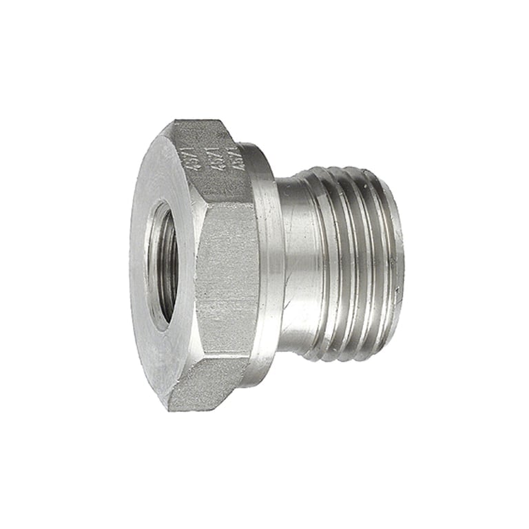Riegler 112500 Kurze Wechselreduzierung, G 1 1/2 a., G 3/4 i., Edelstahl 1.4571 - Bild 1