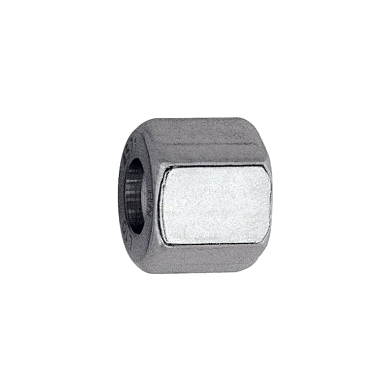 Riegler 112506 Überwurfmutter, M14x1,5, Rohr-Außen-Ø 8 mm, Edelstahl 1.4571