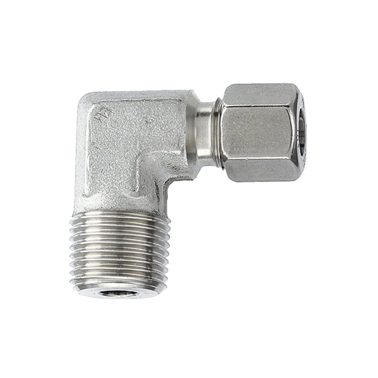 Riegler 112412 Winkel-Einschraubverschr., R 1/8 a., Rohr-Ø 6, ES 1.4571, 100bar - Bild 1