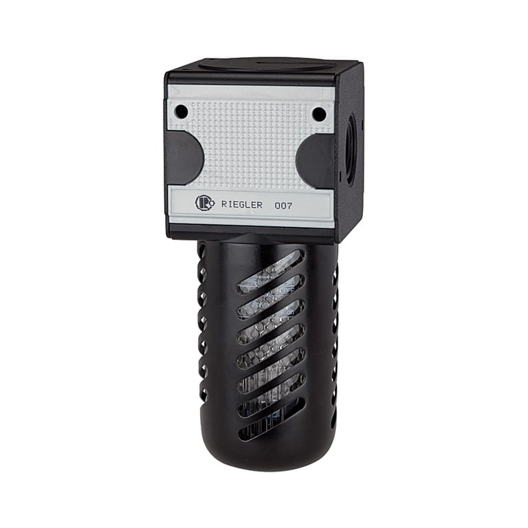 Riegler 100541 Aktivkohlefilter »multifix«, PC-Behälter, Schutzkorb, BG 1, G 1/4 - Bild 1