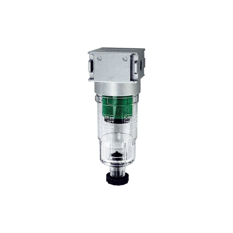 Riegler 100372 Mikrofilter »multifix-mini« mit PC-Behälter, 0,01 µm, BG 0, G 1/8 - Bild 1