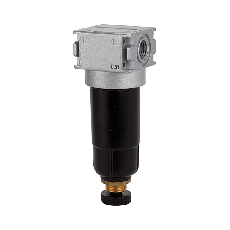 Riegler 100374 Mikrofilter »multifix-mini«, Metallbehälter, 0,01 µm, BG 0, G 1/8 - Bild 1