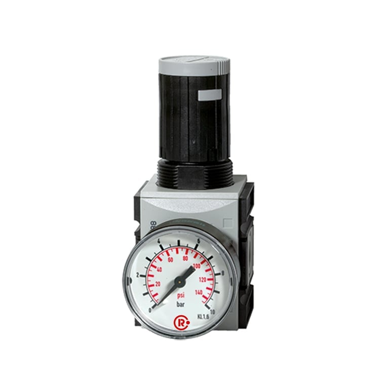 Riegler 139482 Präzisionsdruckregler »FUTURA«, mit Mano, BG 2, G 3/8, 0,5-16 bar - Bild 1