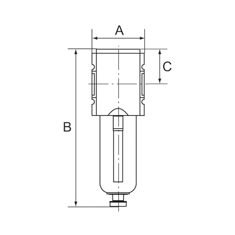 Riegler 139510 Mikrofilter »FUTURA«, Metallbehälter, Sichtrohr, BG 2, G 3/8, HA - Bild 2