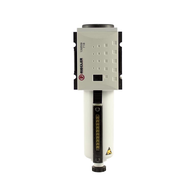 Riegler 139508 Vorfilter »FUTURA«, Metallbeh., Sichtrohr, 0,3 µm, BG2, G 3/8, HA - Bild 1